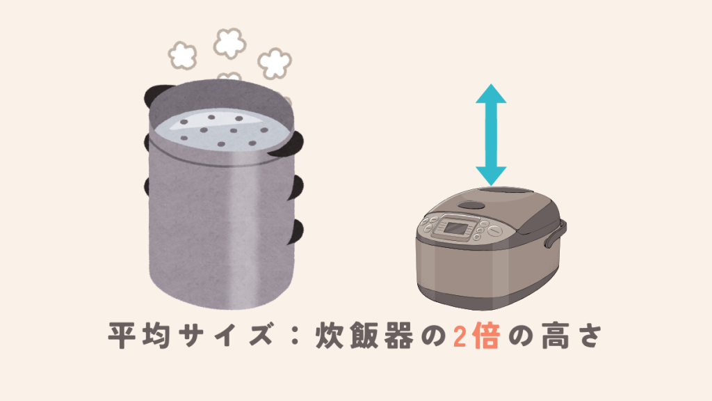 炊飯器との比較画像